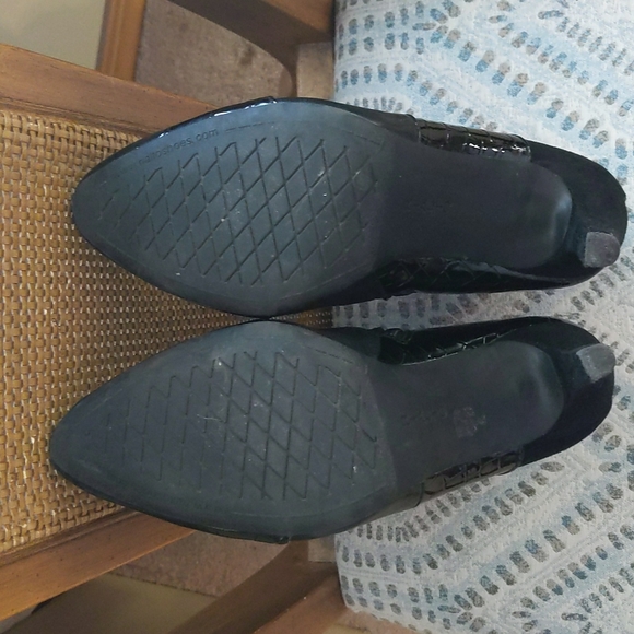 Rialto Casilda Mixed Textured Stiletto Booties 8M Black - Picture 15 of 16